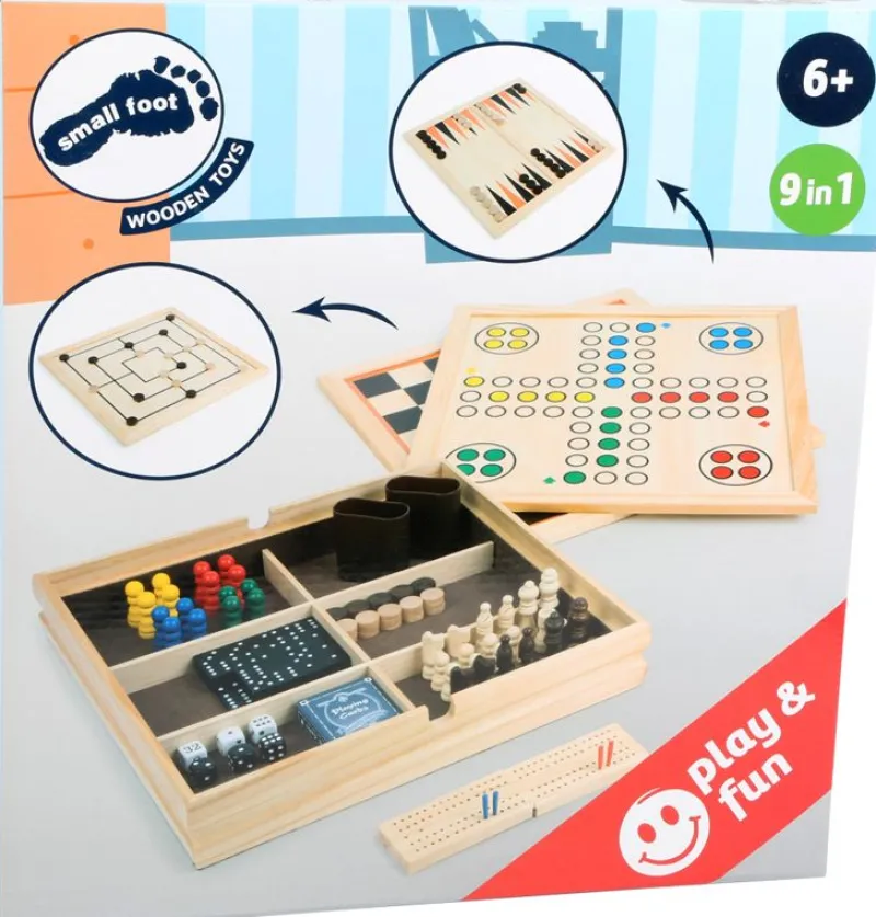 Small foot company Coleccion De 9 Juegos Clasicos - ^ Juegos De Cartas Y Dados