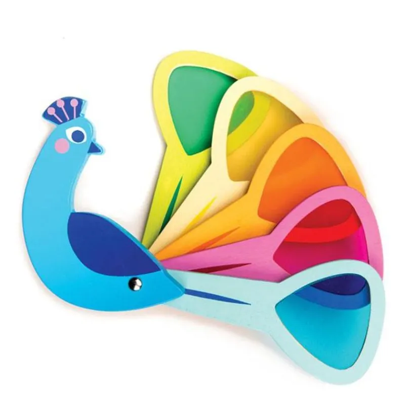 Tender Leaf Toys Colores Del Pavo Real - ^ Aprender Divirtiéndose