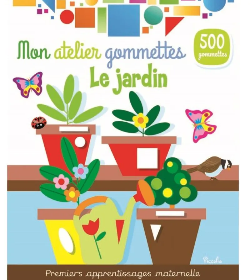 Piccolia Coloridas Pegatinas - El Jardín - ^ Actividades Creativas De Ocio