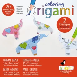 Fridolin Coloring Origami - Elefante - ^ Actividades Creativas De Ocio