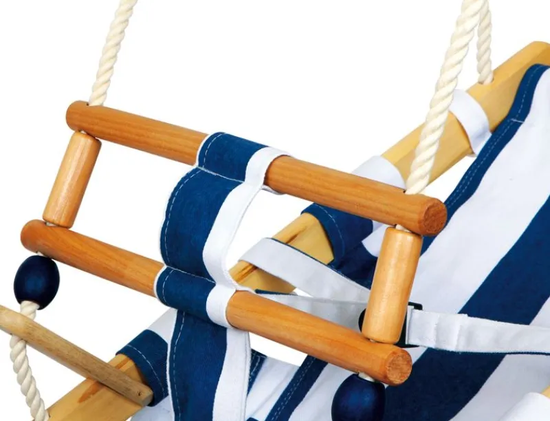 Small foot company Columpio Balancin Para Bebe De Madera Azul 36 X 24 X 54 Cm - ^ Muebles De Jardín, Columpios