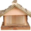 Esschert Design Comedero Para Pájaros - Toit En Osier - ^ Cajas Nido Y Comederos Para Animales