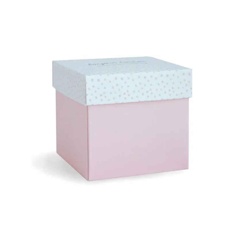 Doudou et Compagnie Conejo Peluche Con Panuelo Rosa En Una Caja De Flores - ^ Doudous