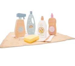 New Classic Toys Conjunto De Productos De Limpieza De Madera - ^ Limpieza, Tareas Domésticas, Costura...
