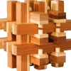 Fridolin Construcción De Rompecabezas De Bambu - ^ Puzzles Y Rompecabezas