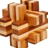 Fridolin Construcción De Vigas De Bambu - ^ Puzzles Y Rompecabezas