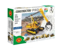 Alexander Toys Constructor Pro - Grua De Oruga Melman 7 En 1 - ^ Constructor