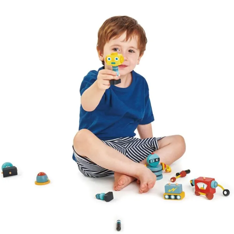 Tender Leaf Toys Construir Robots - ^ Otros Juegos De Construcción