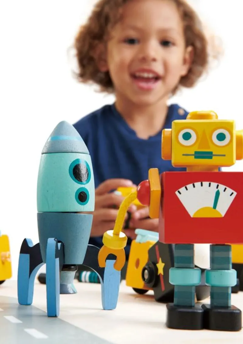 Tender Leaf Toys Construir Robots - ^ Otros Juegos De Construcción