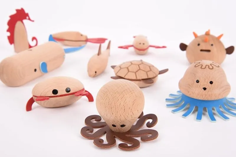 TickiT Criaturas Marinas De Madera - ^ Animales Marinos