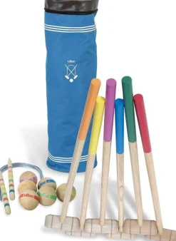 Vilac Croquet De Madera Para 6 Jugadores - ^ Bolos, Petanca Y Croquet