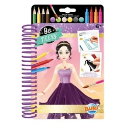 Buki France Cuaderno De Moda - Ropa De Noche - ^ Actividades Creativas De Ocio