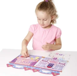 Melissa & Doug Cuaderno De Pegatinas En Relieve Reposicionables Princesas - ^ Actividades Creativas De Ocio