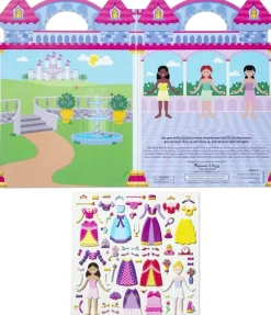 Melissa & Doug Cuaderno De Pegatinas En Relieve Reposicionables Princesas - ^ Actividades Creativas De Ocio