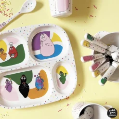 Petit Jour Cubiertos De Aprendizaje Barbapapa - ^ Una Mesa