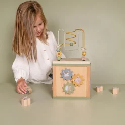 Little Dutch Cubo De Actividad De Madera Little Farm - ^ Juguetes Para El Aprendizaje Temprano Y La Motricidad