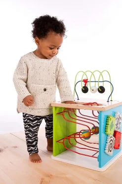 Hape Toys Cubo De Actividades De La Estacion De La Innovacion - ^ Juguetes Para El Aprendizaje Temprano Y La Motricidad