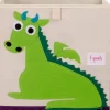 3 Sprouts Cubo De Almacenamiento Dragon - ^ Cajas De Juguetes Y Muebles De Almacenamiento