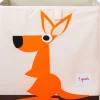 3 Sprouts Cubo De Almacenamiento Kangaroo - ^ Cajas De Juguetes Y Muebles De Almacenamiento
