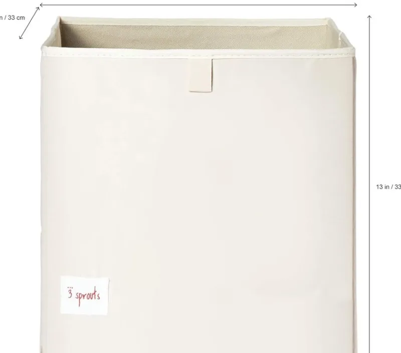 3 Sprouts Cubo De Almacenamiento Yeti - ^ Cajas De Juguetes Y Muebles De Almacenamiento