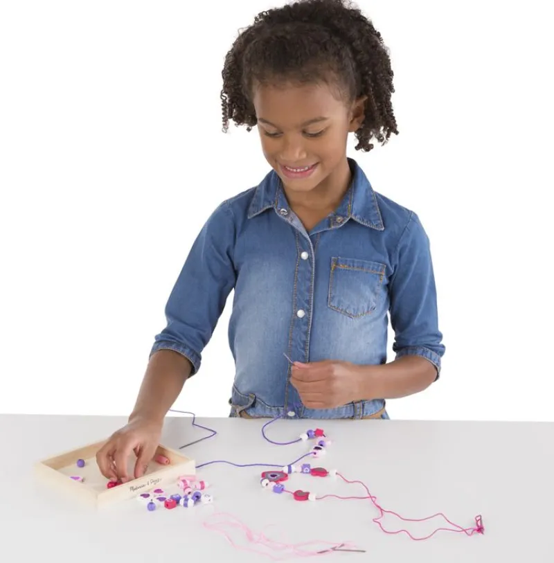 Melissa & Doug Cuentas De Madera Corazones Brillantes - ^ Actividades Creativas De Ocio