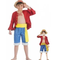 Chaks Disfraz Luffy One Piece 140Cm - ^Nino Disfraces