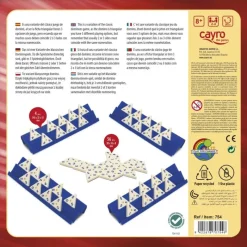 Cayro Domino Triangular - Caja De Metal - ^ Dominos, Loto Et Memory