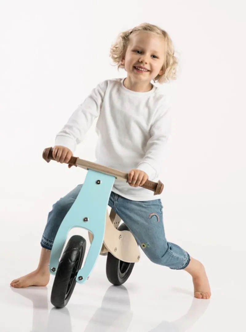 Small foot company Draisienne Tricycle 2 En 1 Maxi Turquesa - ^ Draisiennes Y Bicicletas De Madera