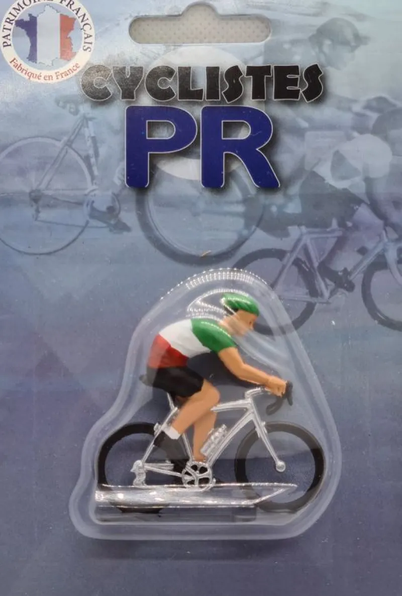 Fonderie Roger Estatuilla De Ciclista M Maillot De Campeon De Italia - ^ Ciclistas En Miniatura
