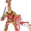 Papo Figura Con Escudo De Ciervo Del Maestro De Armas - ^ Caballeros