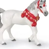 Papo Figura De Caballo Arabe Blanco Con Traje De Desfile - ^ Caballos