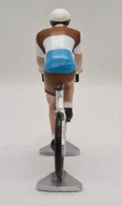 Fonderie Roger Figura De Ciclista R Ag2R La Mondiale Tipo Maillot - ^ Ciclistas En Miniatura