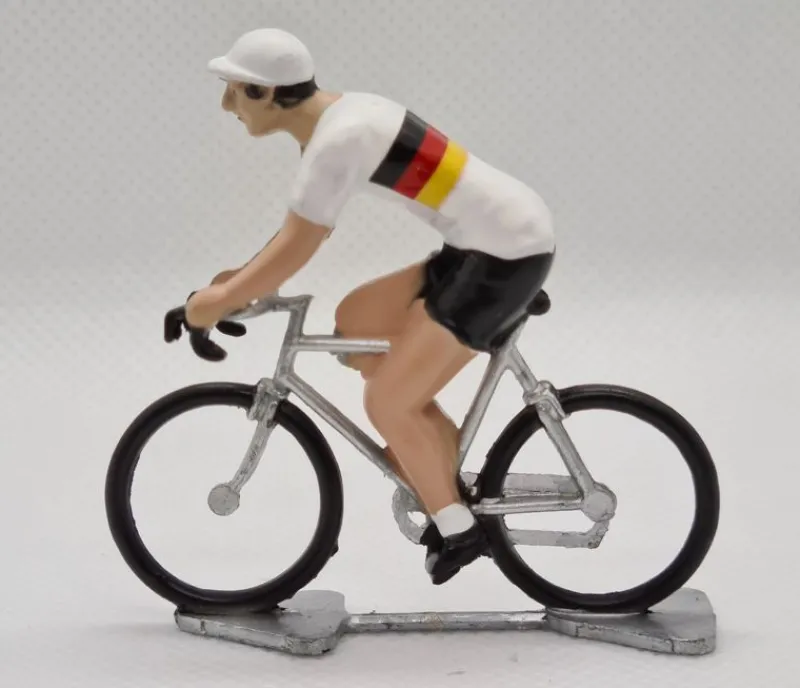 Fonderie Roger Figura De Ciclista R Maillot De Campeon De Alemania - ^ Ciclistas En Miniatura