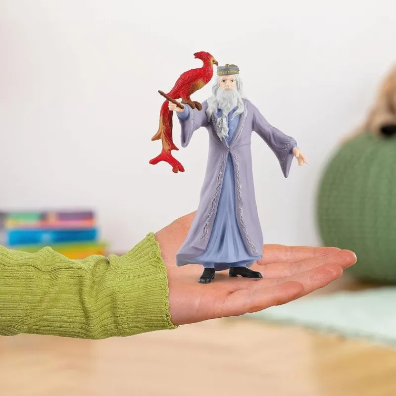 Schleich Figura De Dumbledore Y Fawkes - ^ Mundo De Fantasía