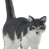 Papo Figura De Gato En Blanco Y Negro - ^ Perros Y Gatos