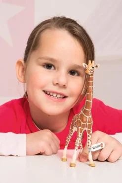 Schleich Figura De Jirafa Macho Marron ^ Animales Salvajes