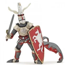 Papo Figura De Maestro De Armas Con Escudo De Pegaso - ^ Caballeros