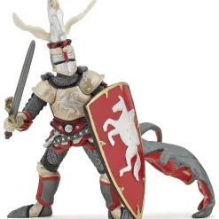 Papo Figura De Maestro De Armas Con Escudo De Pegaso - ^ Caballeros