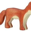 Holztiger Figura De Zorro, De Pie - ^ Animales Salvajes
