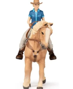 Papo Figura Del Caballo Occidental Y Su Jinete - ^ Caballos