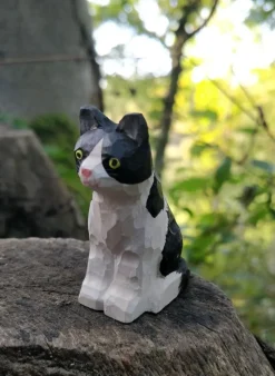 Wudimals Figura Gato En Madera - ^ Perros Y Gatos