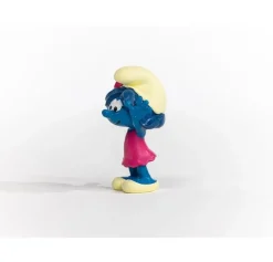 Schleich Figura Pitufina Con Flor - ^ Héroes De Cómic Y Dibujos Animados