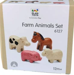 Plan Toys Figuras - 4 Animales De Granja - ^ Animales De Granja
