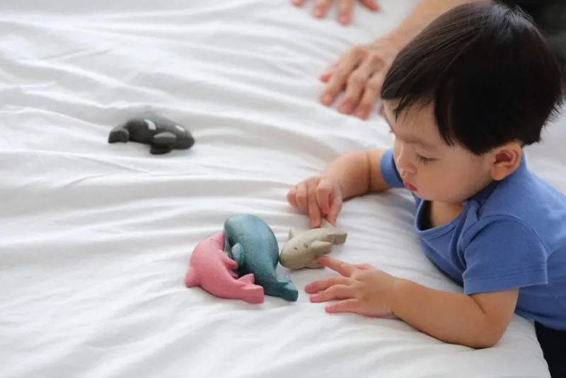 Plan Toys Figuras - 4 Animales Del Mar - ^ Animales Marinos