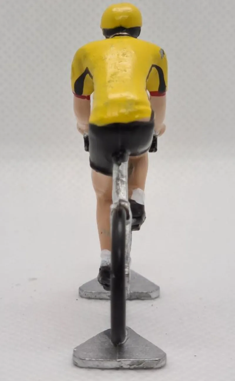 Fonderie Roger Figurilla Ciclista R Maillot Amarillo Con Ribetes Negros - ^ Ciclistas En Miniatura