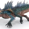 Papo Figurilla De Dragon De Mar Azul Verde De ^ Cuentos Y Leyendas