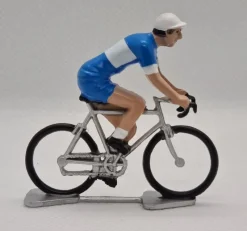 Fonderie Roger Figurita Ciclista R Maillot Azul Y Blanco - ^ Ciclistas En Miniatura