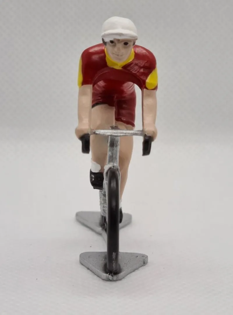 Fonderie Roger Figurita Ciclista R Maillot De Campeon De Espana - ^ Ciclistas En Miniatura