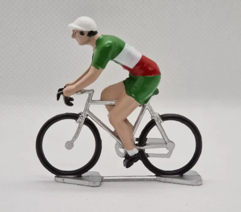 Fonderie Roger Figurita De Ciclista R Campeon De Italia Maillot - ^ Ciclistas En Miniatura