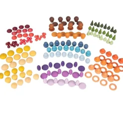 TickiT Formas De Madera De Colores 168 Piezas - ^ Juegos Montessori